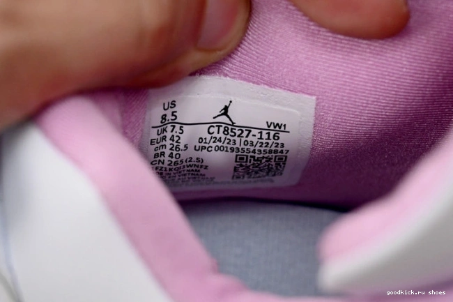 White Pink Jordan Retro 4 CT8527-116 0808